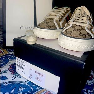 Women's GG Gucci Tennis 1977 sneaker
